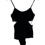 Polly & Esther JUST Polly Womens Black Velvet Body Suit size XL New NWT Photo 8