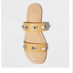 A New Day Women's Brit Two Band Embellished Sandals - size 9.5 Photo 79