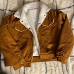 corduroy Cropped Jacket Tan Photo 0