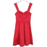 EXPRESS Y2k  Coral Pink Satin Babydoll Mini Dress Small Party Cocktail Dress Photo 2