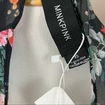 MINKPINK  Sheer Floral Mesh Mini Dress Xs/S NWT Photo 5