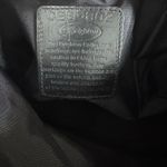 Brighton Purse Red Canvas Black Leather Trim Floral Satchel Shoulder Bag Western Photo 4