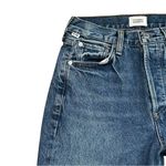 Citizens of Humanity Florence Cropped Jeans High Rise Frayed Hems Blue Size 24 Photo 3