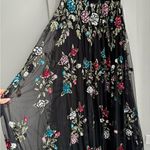 Mac Duggal NWT Black Embellished Floral Sequined Gown 6 Photo 9