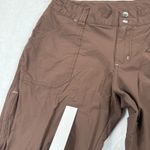 Patagonia  Women's Brown Capri Hiking Pants Size 10 Drawstring Hem Lightweight Photo 4