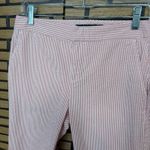 Ralph Lauren Lauren Pink And White Seersucker Crops Size 2P Photo 2