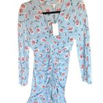 Veronica Beard Rowe Silk Rushed Dress Photo 6