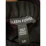 Eileen Fisher Black Silk Wide Leg Elastic Waist Pants Size Small Photo 3