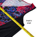 Parsley & Sage Maxi Tunic Vest Jersey Knit w/ Pockets Boho Artsy Flower Child 1X Red Photo 10