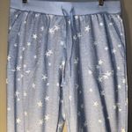 Splendid  star print baby blue pajama set women’s medium Photo 8