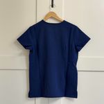 FIGS Women's Catarina One Pocket Scrub Top in Sapphire, Size Small Photo 8