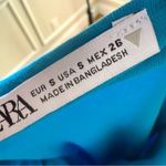 ZARA  Bodycon Mini Dress Bright Blue XS Photo 2