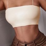 Apperloth PU Leather Cropped Cami Photo 0