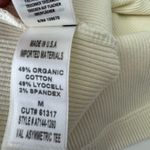 AGOLDE Anthropologie Val Asymmetric Cream Tee Size M NWT Photo 13