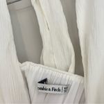 Abercrombie & Fitch  White Plunge Halter Maxi Dress Size XXS Photo 6