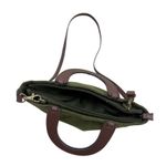 Relic  Green Suede Brown Leather Floral Handle Crossbody Bag SKU 7056 Photo 11