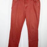 Levi's 505 Straight Leg Red Colored Denim Jeans Womens Size 37 Photo 0
