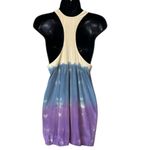 YAYA AFALO Silk Tie Dye Racerback Tank Dress Blue Size undefined Photo 10