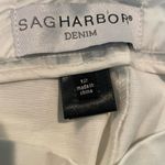 Sag Harbor  denim white shorts size 12 Photo 3