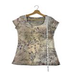 Y2K B Friends Floral Top M Fairycore Whimsigoth Cottagecore Baby Tee Purple Size M Photo 6