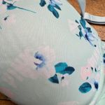 PINK by Victoria's Secret Light Blue Floral Print Push Up Bra Size 32DD Green Photo 2