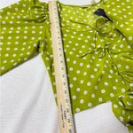 Levi's  Green Floral Tie-Front Blouse Photo 6