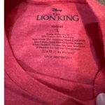 Disney  The Lion‎ King Graphic T-Shirt Short Sleeve Top Red Heather Size L Photo 1