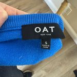 Oat Sweater Blue Small Balloon Sleeves Round Neck Long Sleeve Viscose Blend Photo 3