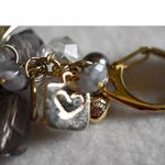 Source Unknown NWT Lt Purple Beaded Gold Tone Charm Bag Tassel Purse Charm 4" Keychain Photo 2