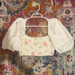 ZARA  floral cotton poplin crop top  Photo 2