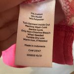 Talbots Sweatshirt Size Medium Petite MP Pink White Gingham Crewneck Pullover Photo 5