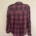 Free People  Plaid Button Down Shirt Photo 4