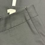 Ann Taylor  LOFT Laura High Rise Wide Leg Linen Blend Black Trouser Pant Size 8 Photo 3