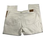 Lauren Ralph Lauren Women's Patchwork Relaxed Tapered Ankle Jeans Cream Size 16 Photo 5