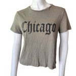 Divided  H&M Green & Black Chicago Tee Shirt (M) Photo 2