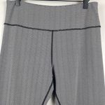 Zyia  Active Womens High‎ Rise Leggings Size 14-16 Black Herringbone Athleisure Photo 1