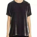 Anthropologie  Kyla Seo Velvet Velour Short Sleeve Handmade Crewneck Photo 0