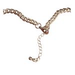 Vintage Necklace Bracelet Set Gold Tone Glass Acrylic Bead Stretch Estate Chunky Photo 4