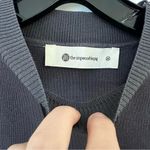 The Impeccable Pig  Grey Sweater Dress with Cut Out V Neck Photo 5