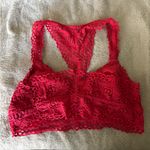 Aerie  Deep Red Lace Bralette Photo 1