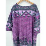 Vermont Country Store Floral Midi Dress Purple 2X Pockets Peasant Boho Prairie Photo 4