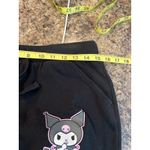Sanrio  Kuromi Black Sweatpant Joggers Junior Large‎ 11/13 Hello Kitty Photo 4
