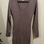Missguided V-Neck Ribbed Jumper Dress Photo 0