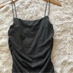 Princess Polly sparkle ruched Reeva mini dress in black Photo 2