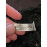 SO  Bralette Bra Womens Medium Black Lace Longline Wireless Strappy Crossback Top Photo 5