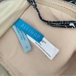 Allihop Anthropologie One Piece Swimsuit Black White Floral Skirted Size small Photo 7