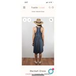 POL  Beckah Dress Midnight Dusty Blue Boho Dress Zipper Size M Photo 1