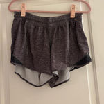 Lululemon Heather Grey  Hotty Hot Shorts 4" Photo 0