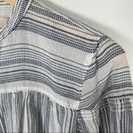 Loft ANN TAYLOR  Top Stripe Blue White Blouse Business Casual Office Extra Small Photo 3