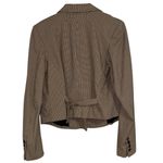 Free People Cropped Betty Blazer Houndstooth Double Breasted Jacket Size M Photo 2